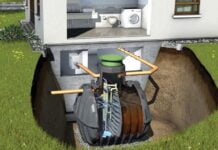 Zbiranje deževnice in čistilne naprave Čistilna naprava